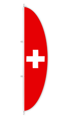 Drapeau à hisser MOON, Suisse