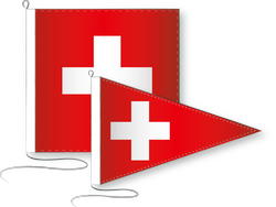 Bootsflagge, Schweiz